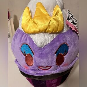 NWT Disney Munchlings Ursula Cupcake 12” plush